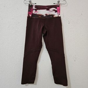 Lululemon Wunder Under High-Rise Crop leggings size 4